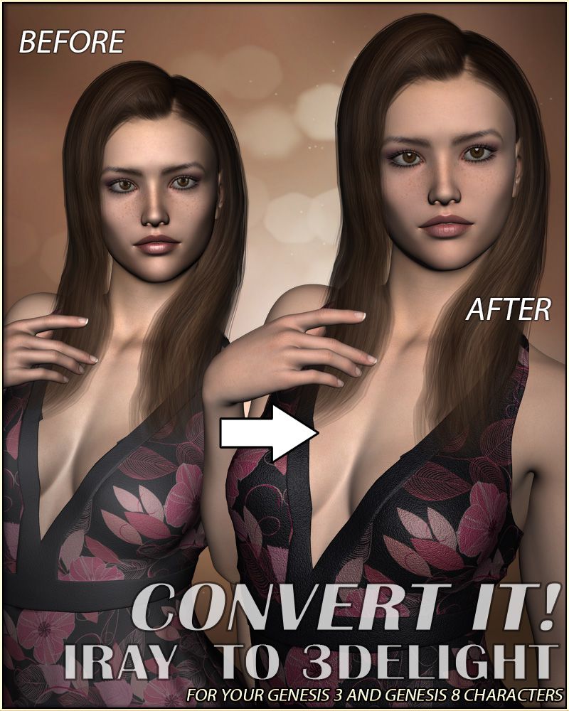 Convert It! – Iray to 3DL Characters_DAZ3DDL