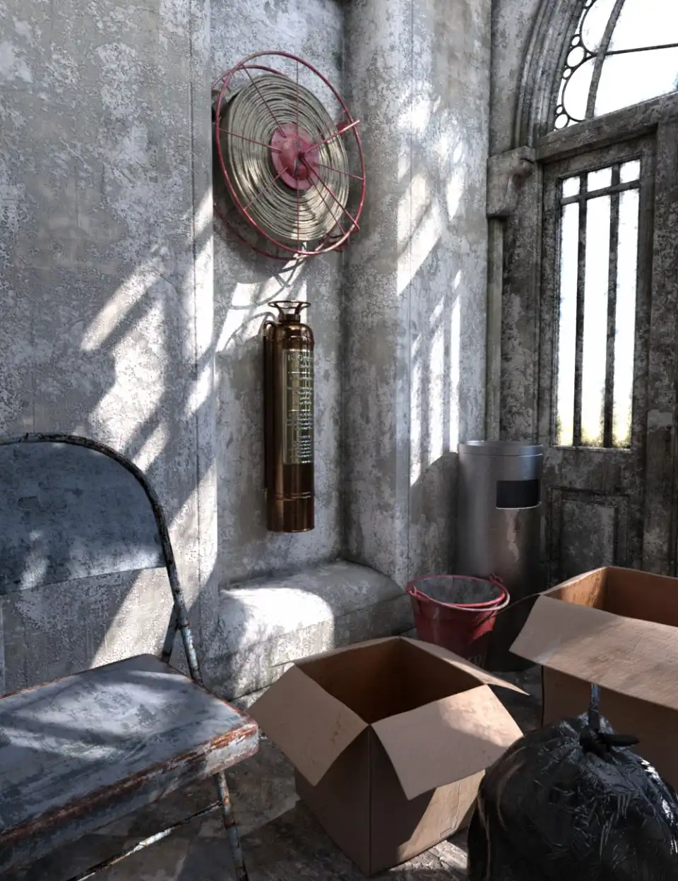 Corridor Clutter_DAZ3DDL