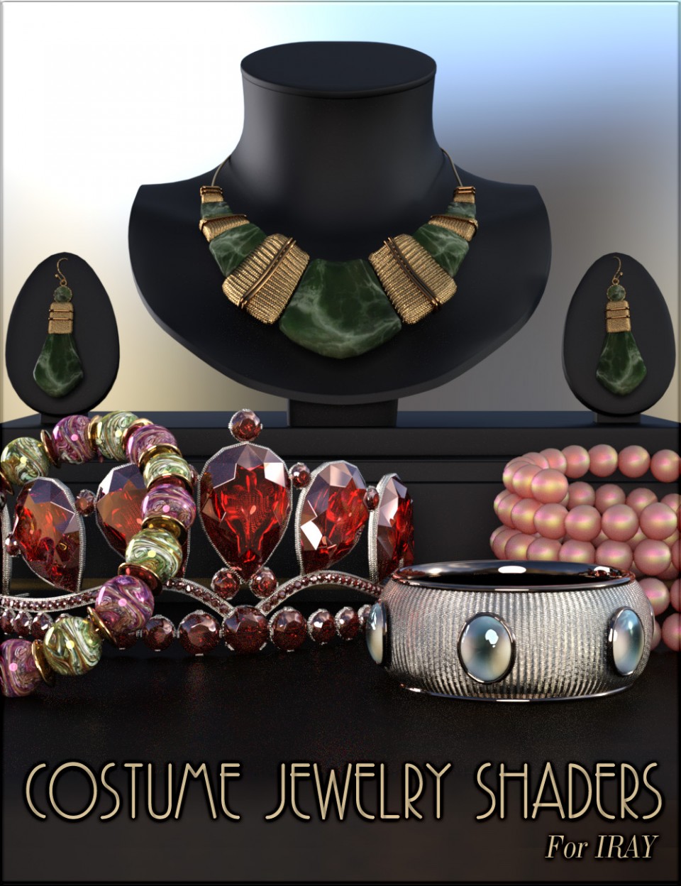 Costume Jewelry Shaders for Iray_DAZ3D下载站
