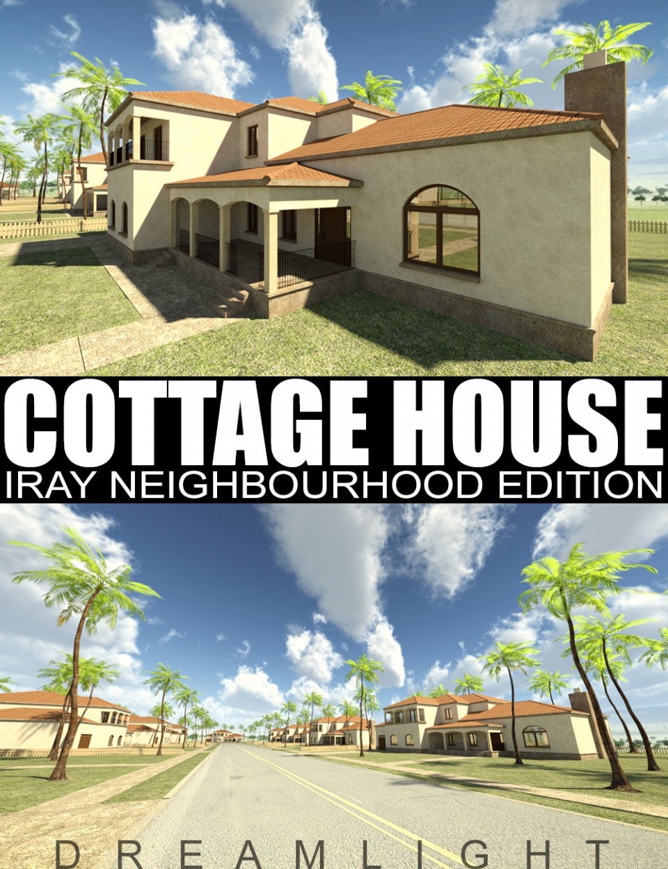 Cottage House – Iray Neighbourhood Edition_DAZ3DDL