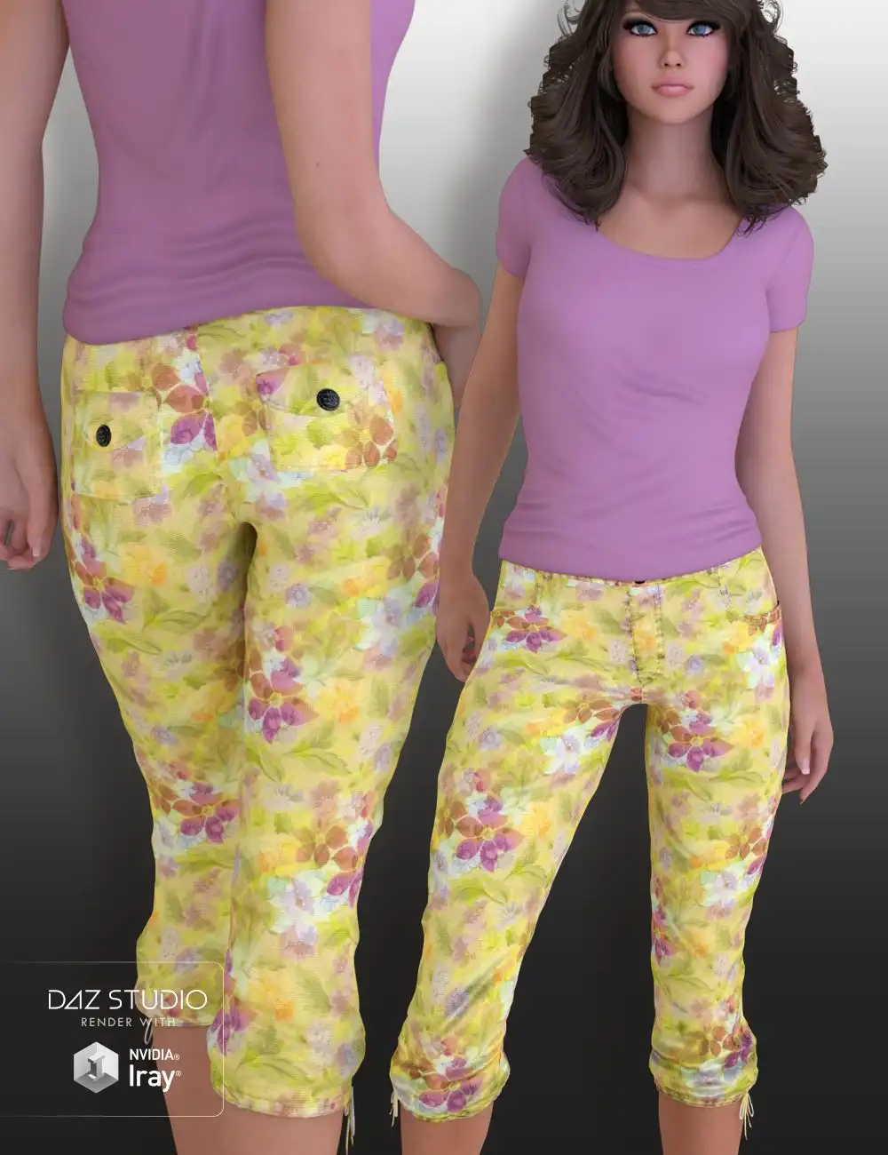 Cropped for Genesis 2 Females_DAZ3D下载站