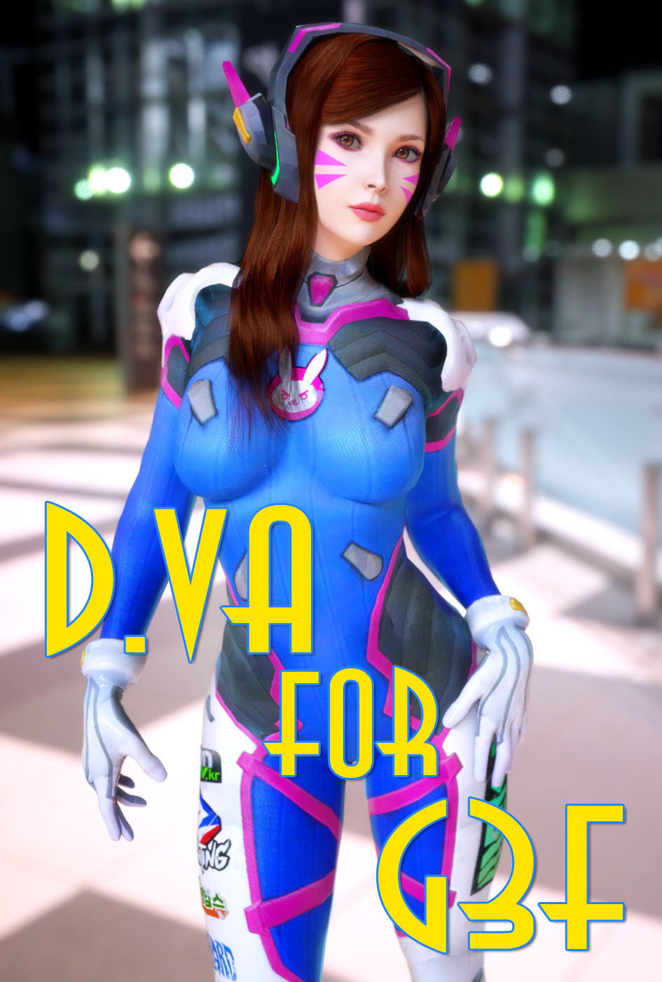 D.Va Suit For G3F_DAZ3D下载站