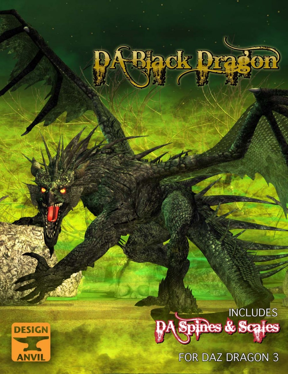 DA Black Dragon_DAZ3D下载站