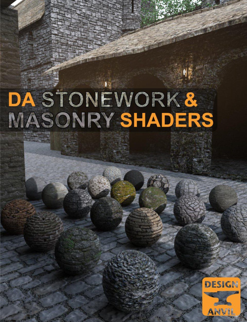 DA Stonework & Masonry Shaders_DAZ3D下载站