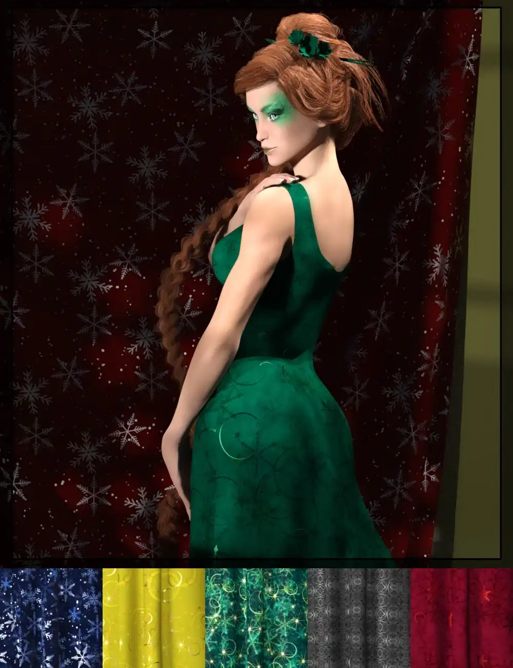 DG Iray Holiday Fabrics_DAZ3DDL