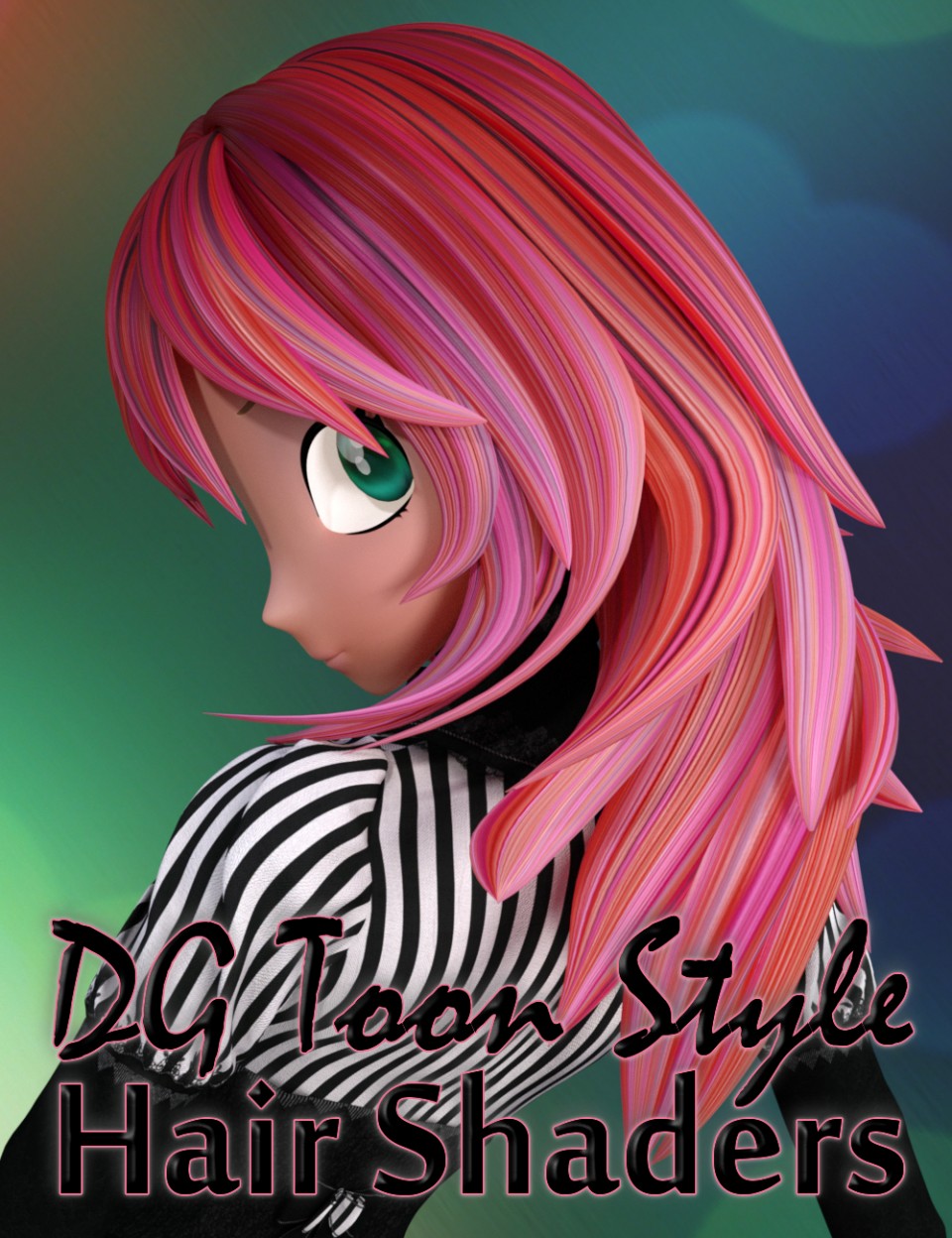 DG Toon Style Hair Shaders_DAZ3DDL