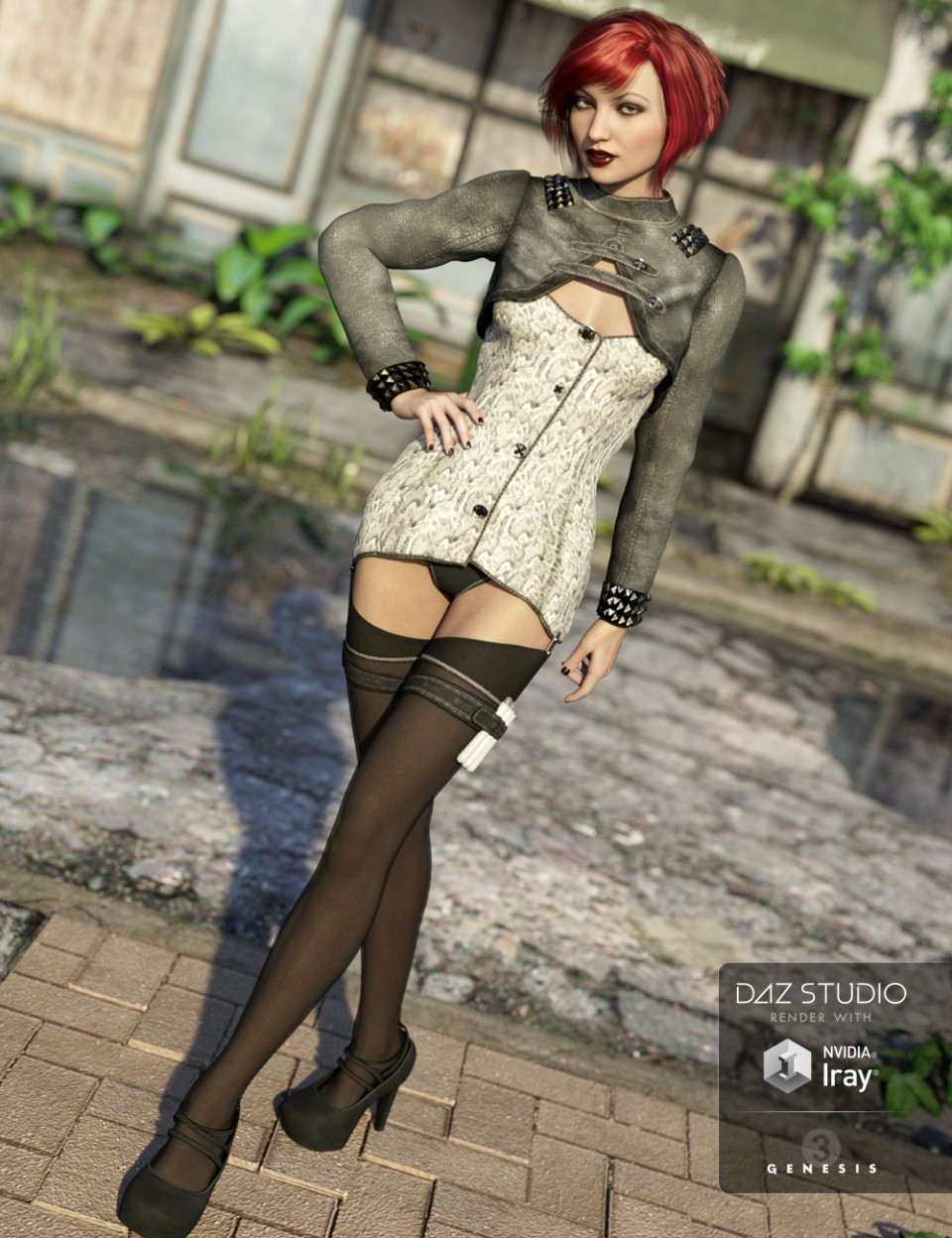 Deadly Intrigue Outfit for Genesis 3 Female(s)_DAZ3DDL