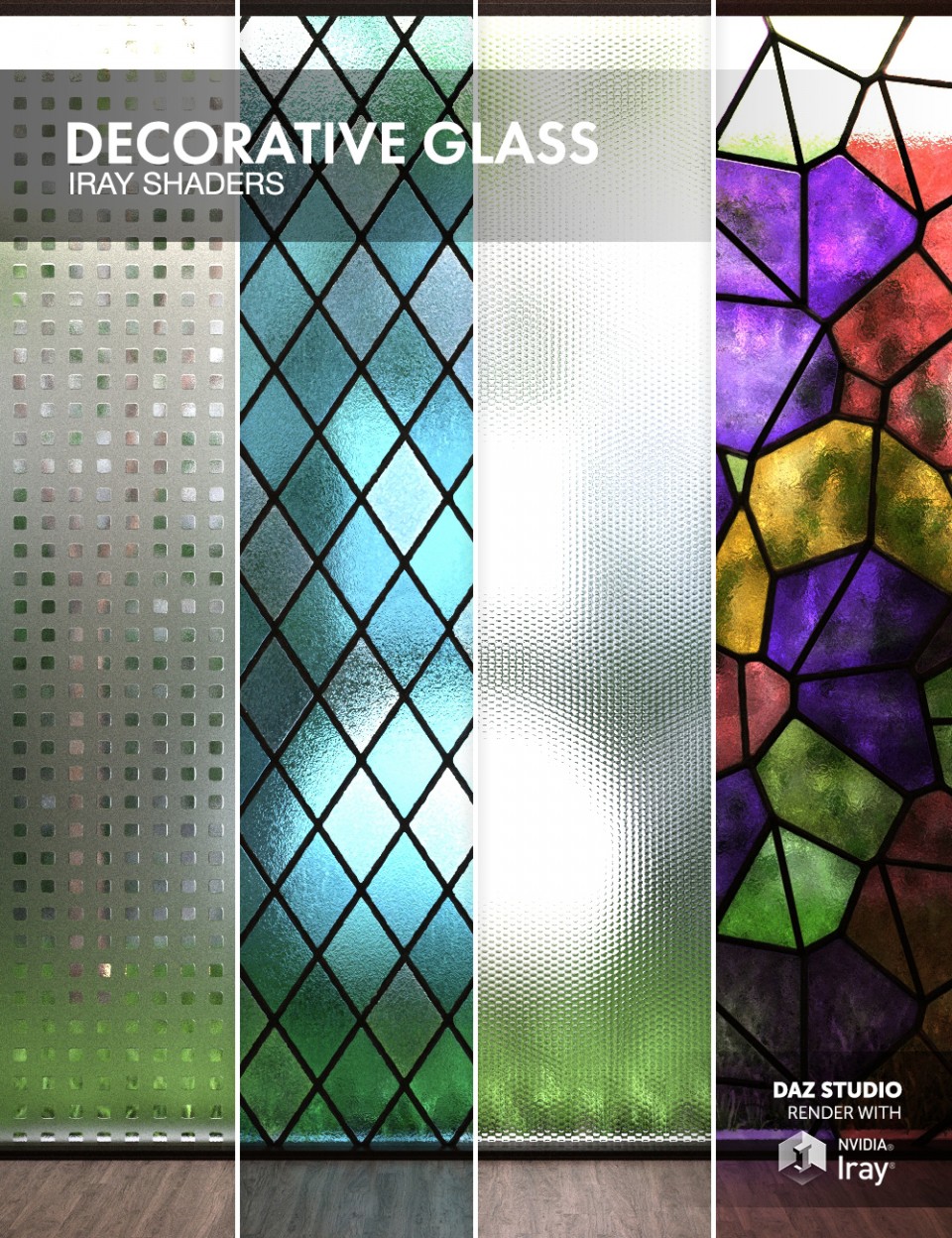 Decorative Glass – Iray Shaders_DAZ3D下载站