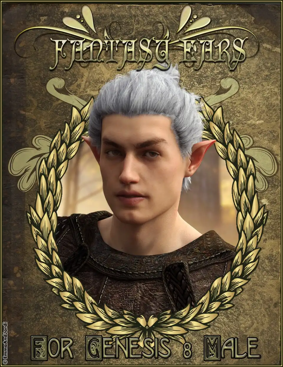 EJ Fantasy Ears for Genesis 8 Male_DAZ3DDL