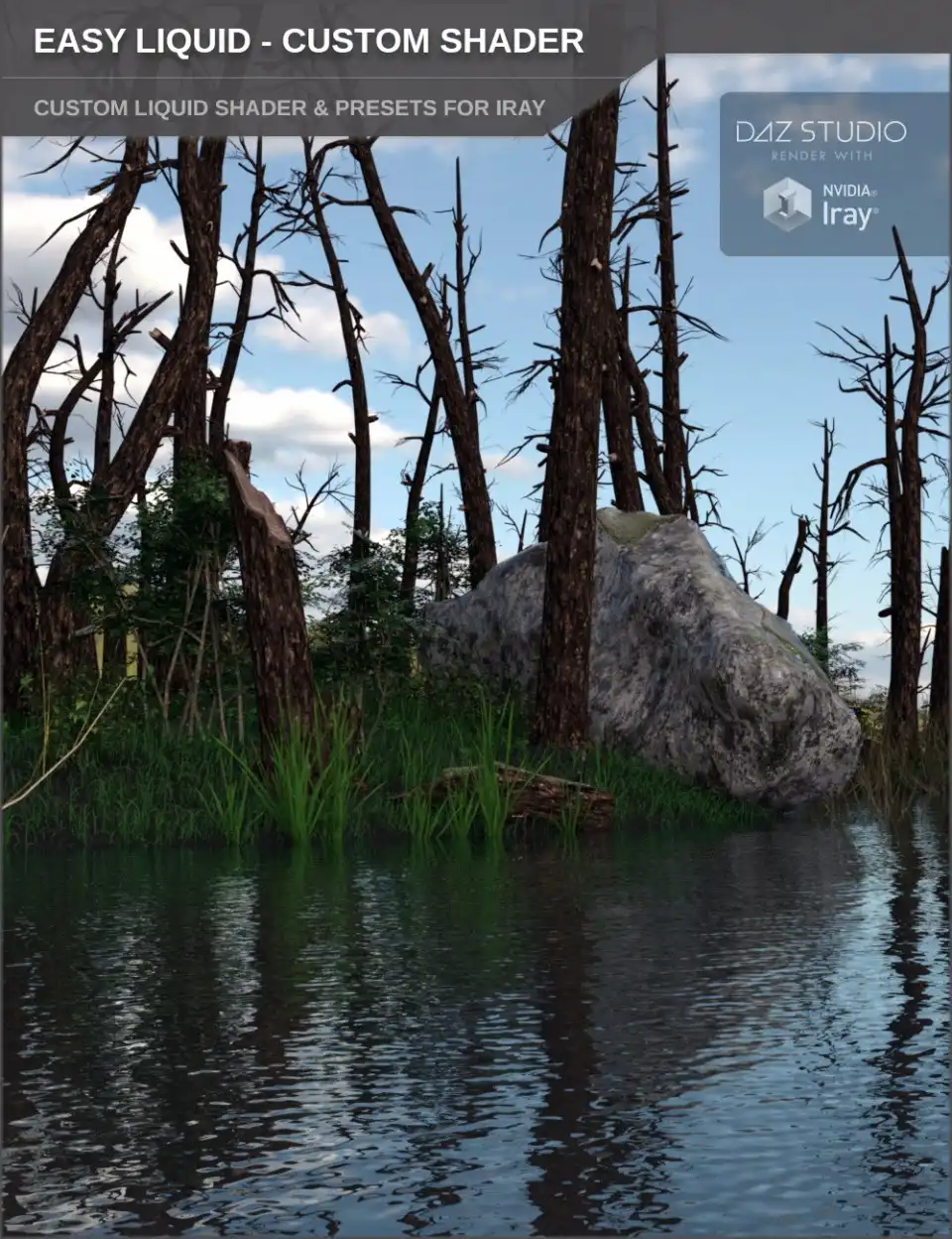 Easy Liquid – Custom Liquid Shader and Presets for Iray_DAZ3D下载站