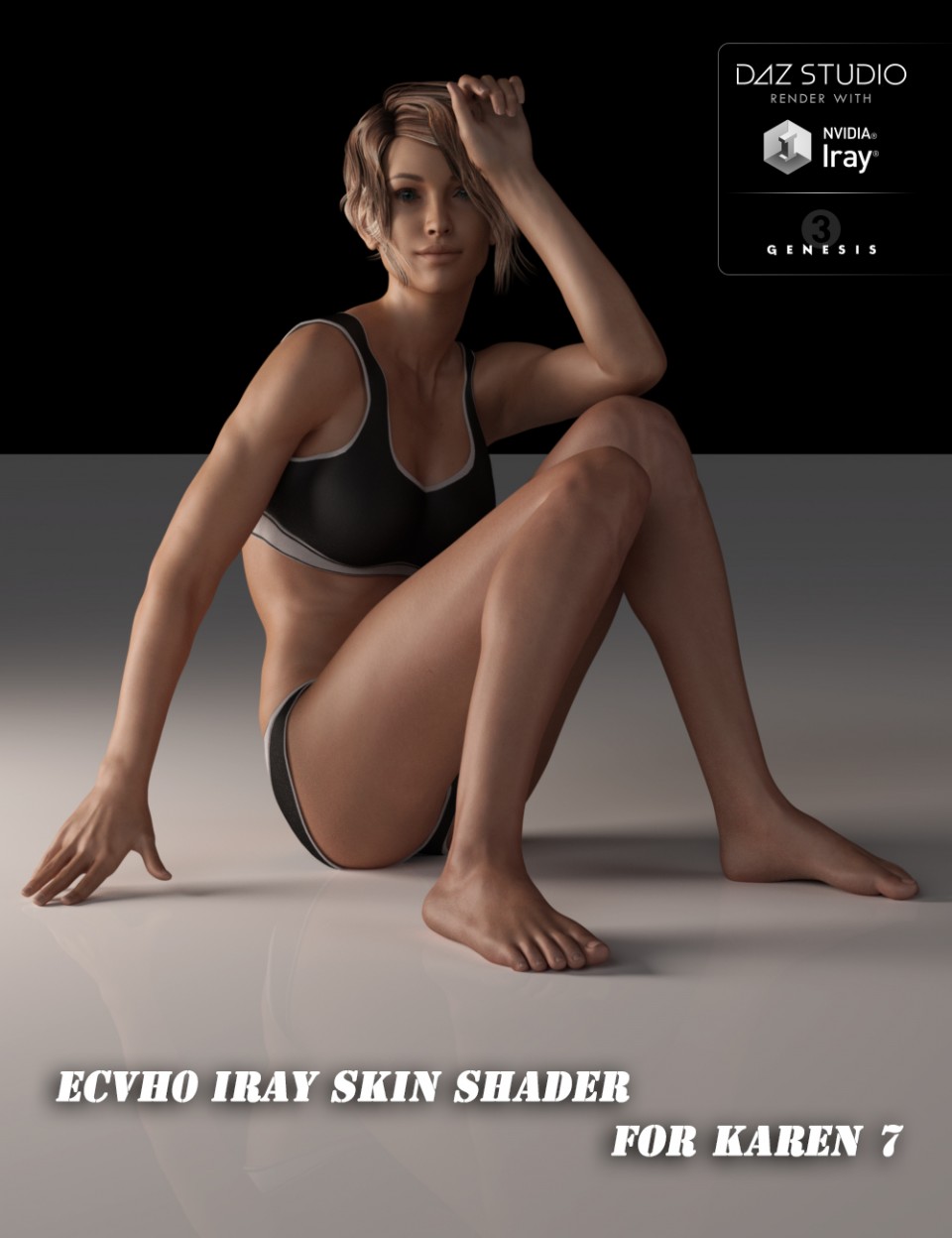 EcVh0 Iray Skin Shader for Karen 7_DAZ3D下载站