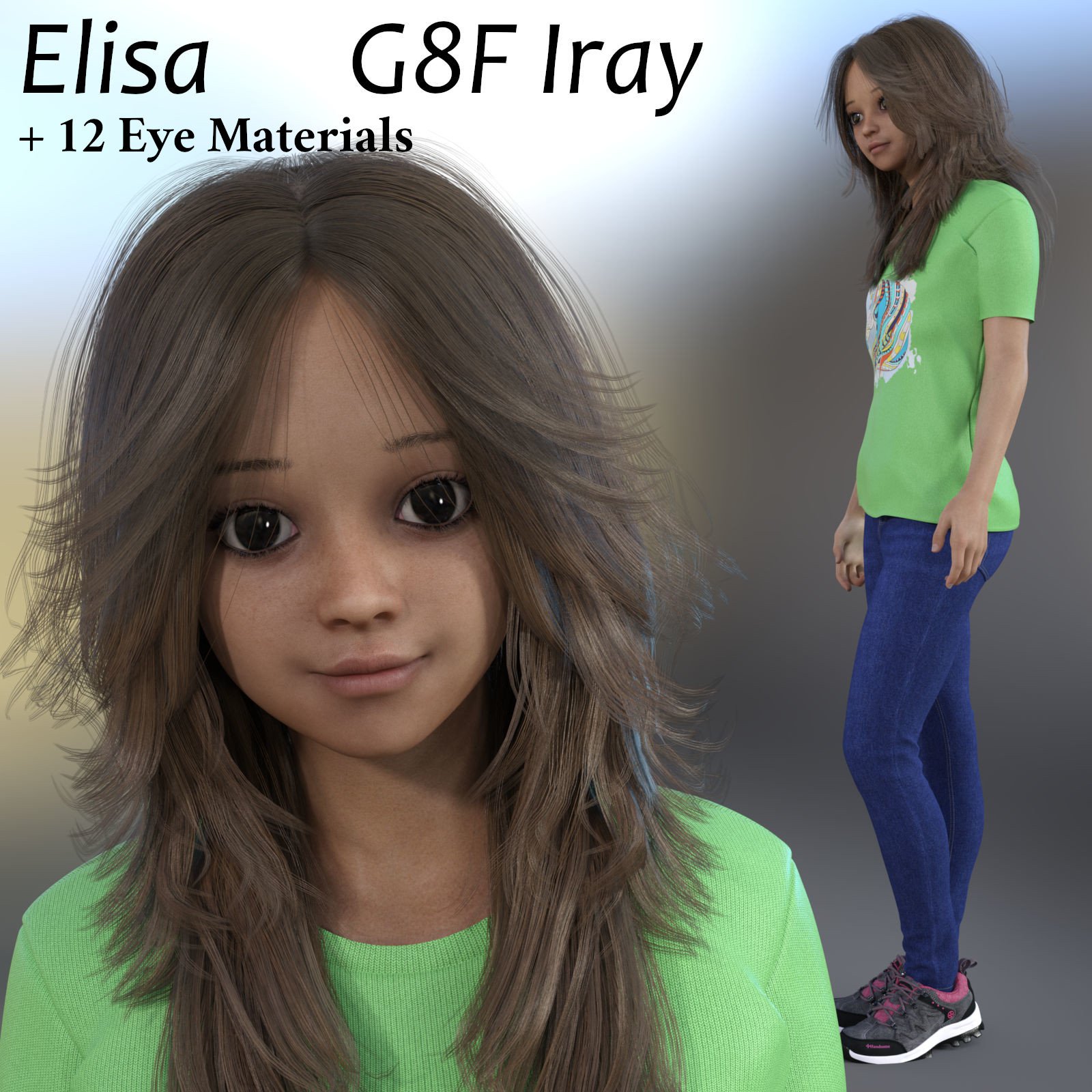 Elisa for Genesis 8 Female G8F_DAZ3D下载站