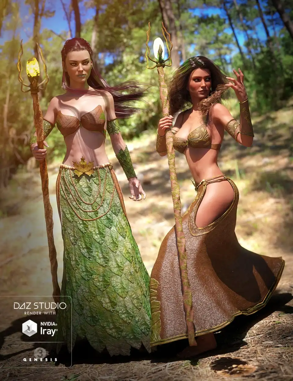 Elven Mage for Mystical Mage_DAZ3D下载站