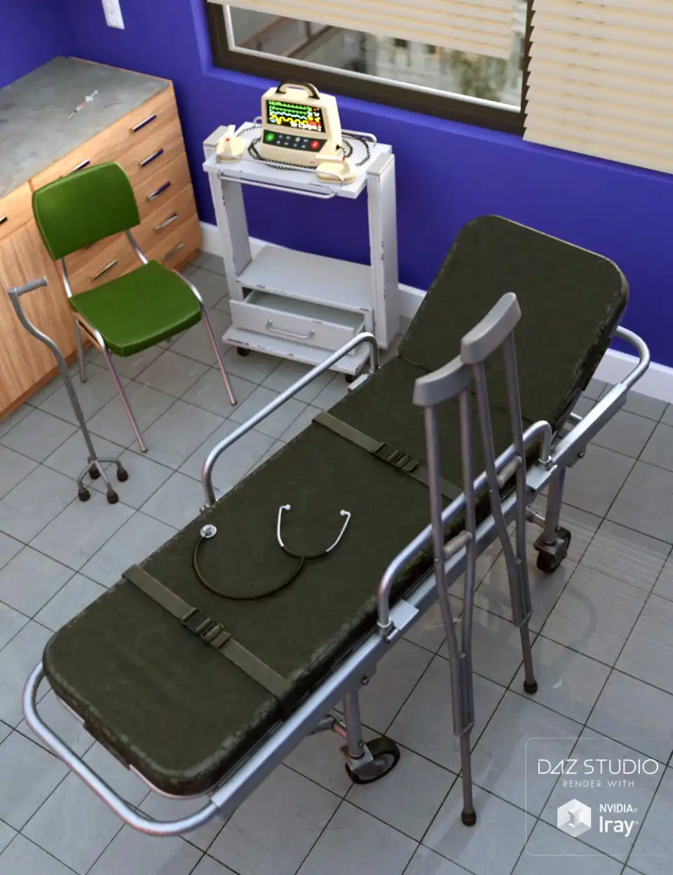 Emergency Room Props_DAZ3DDL