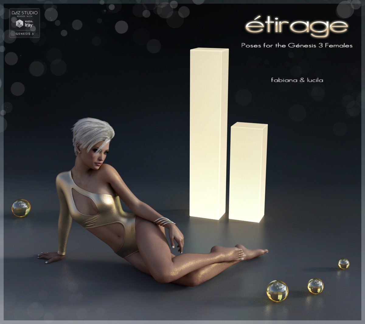 Etirage Poses for G3F_DAZ3D下载站