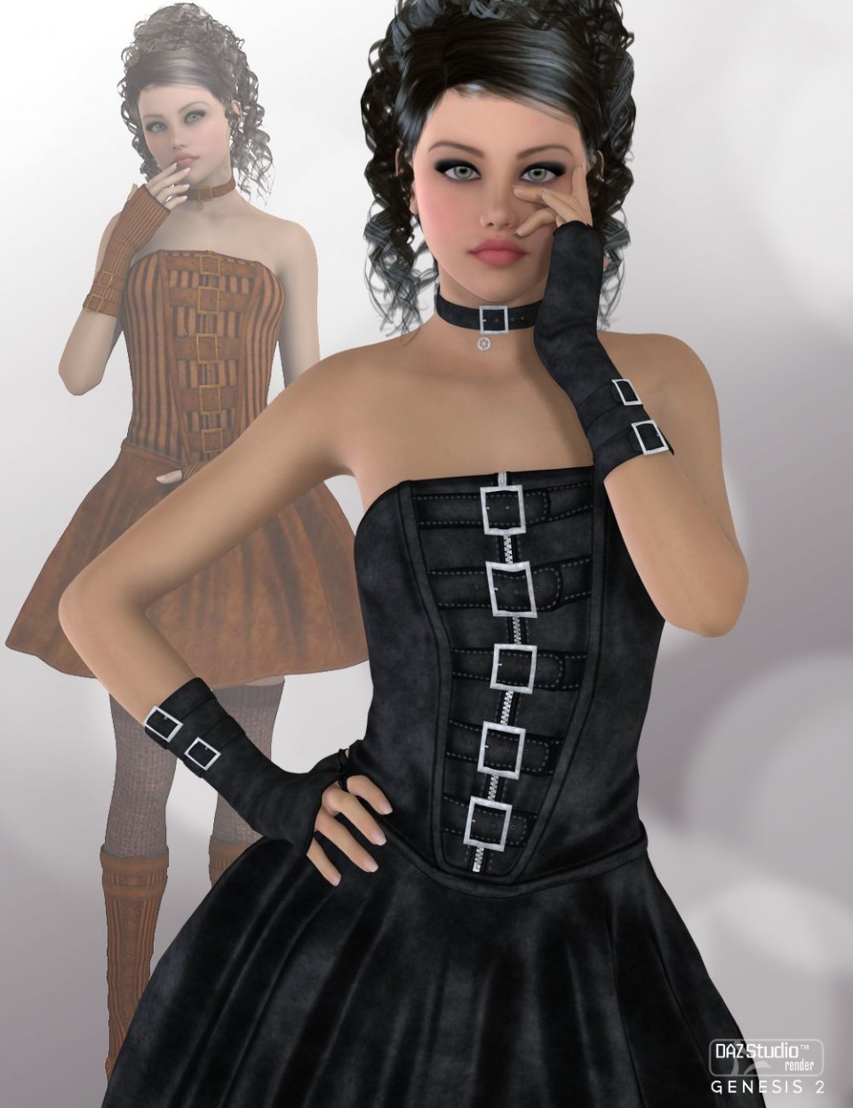 Evaleene Outfit for Genesis 2 Female(s)_DAZ3DDL