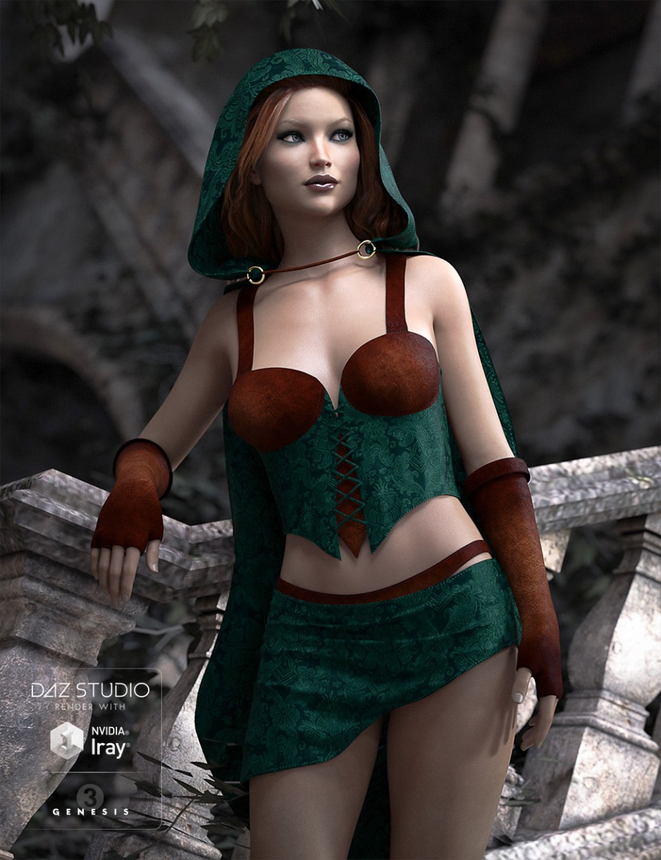 Fantasy Thief for Genesis 3 Female(s)_DAZ3D下载站