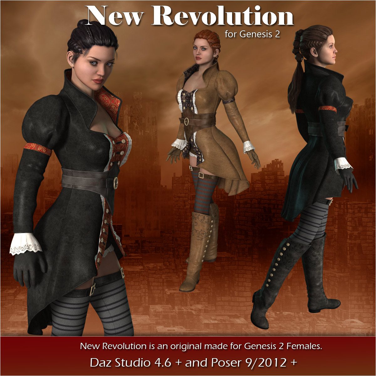 G2 New Revolution for G2F_DAZ3D下载站