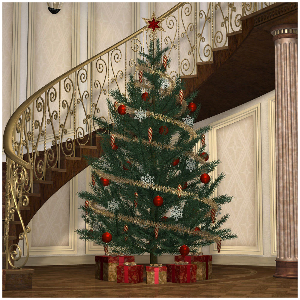 GCD Christmas Tree_DAZ3D下载站