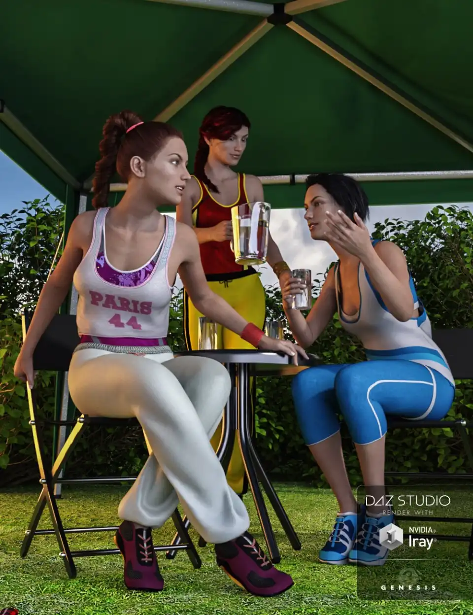 Gazebo Scene Poses_DAZ3DDL