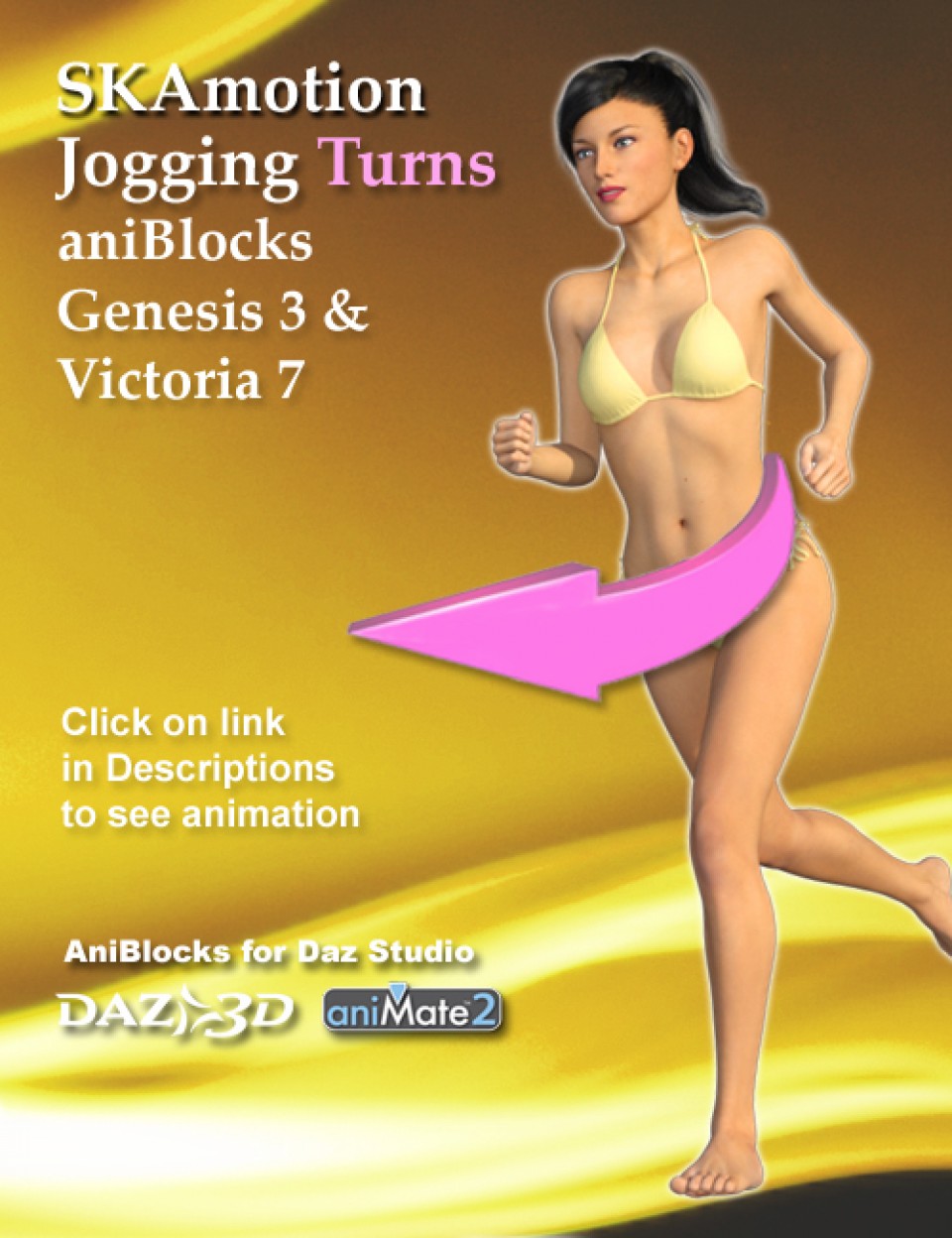 Genesis 3 Jogging Turns_DAZ3DDL