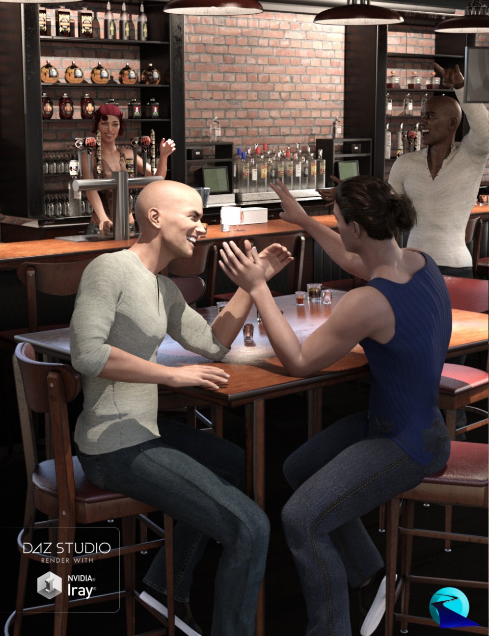 Give You A Hand II: Hand Poses for Genesis 3 and Genesis 8 Male_DAZ3DDL