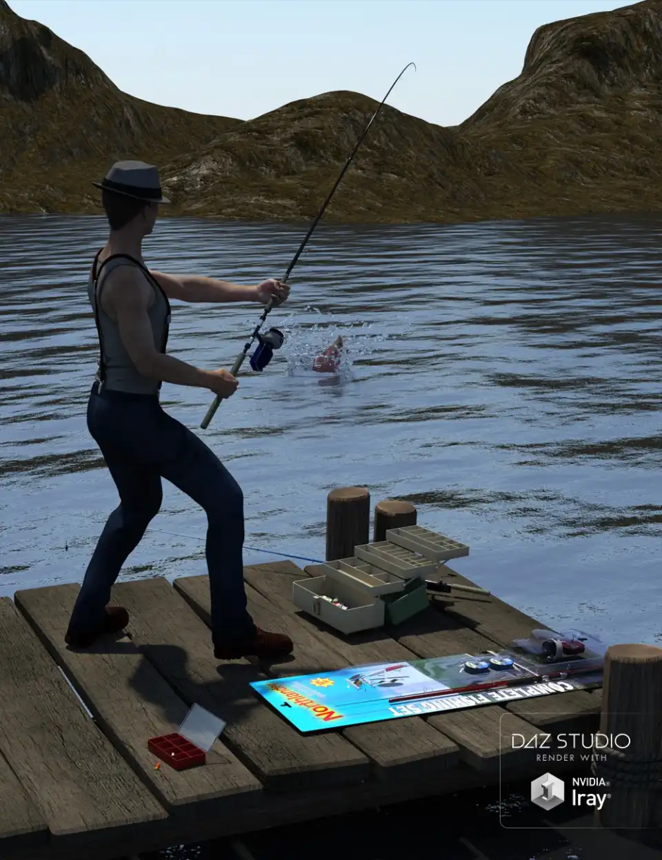 Gone Fishing – Angler’s Essentials_DAZ3D下载站