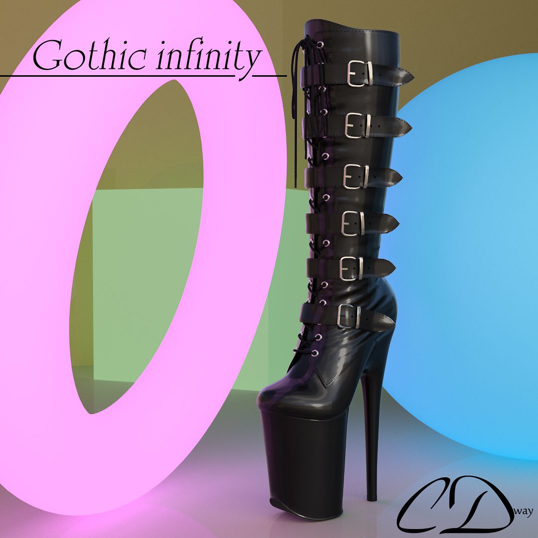 Gothic Infinity for Genesis 2 Female and Genesis 3 Female_DAZ3D下载站