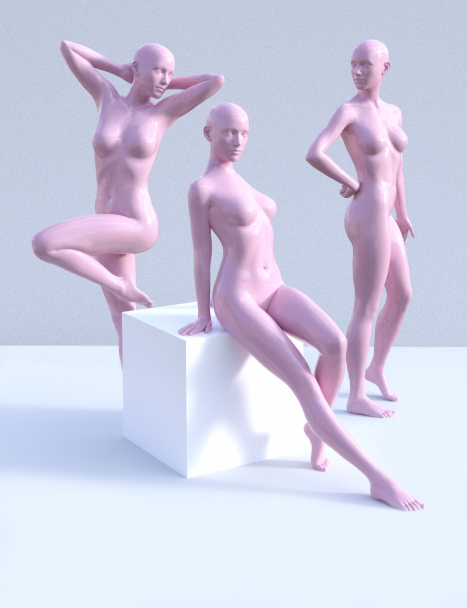 Graceful Poses for Genesis 3 Female(s)_DAZ3D下载站