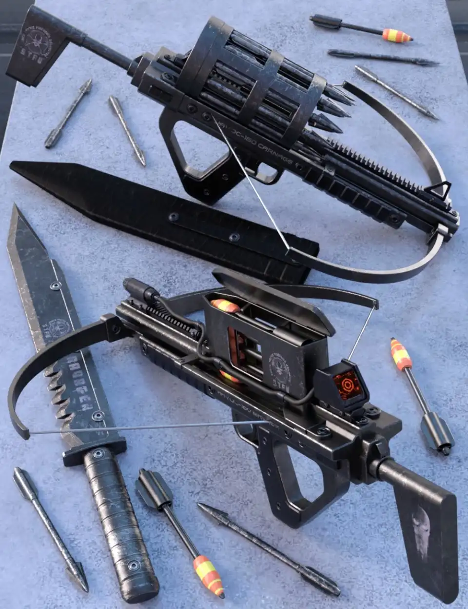 HAVOC-160 Crossbow Set_DAZ3DDL