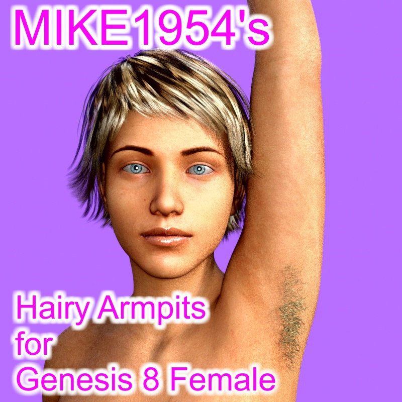 Hairy Armpits For G8F_DAZ3D下载站