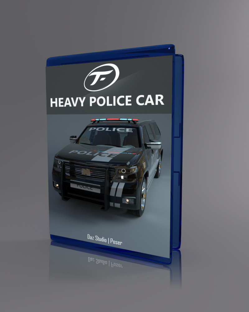 Heavy Police Car_DAZ3D下载站
