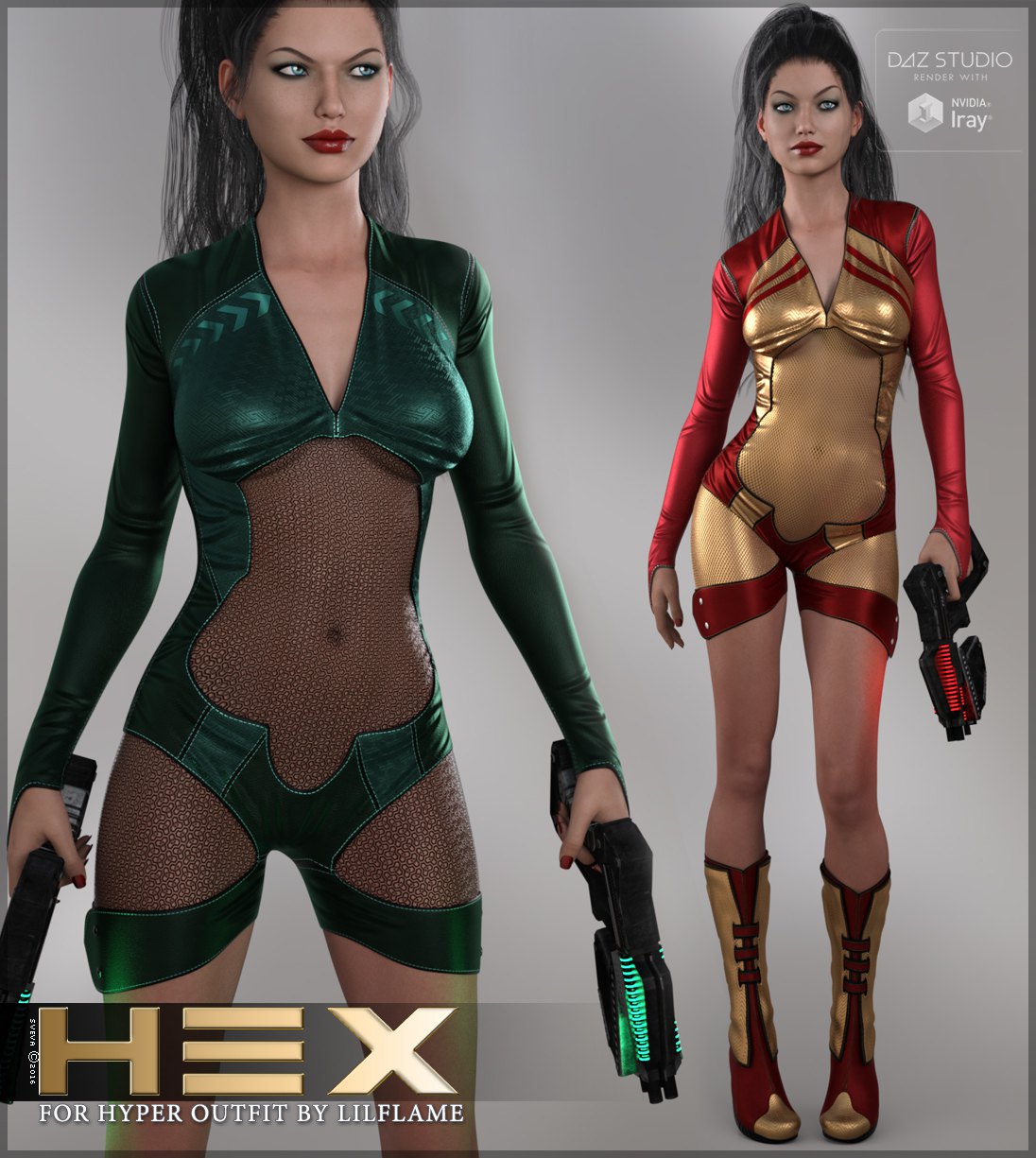 Hex for Hyper Outfit_DAZ3D下载站