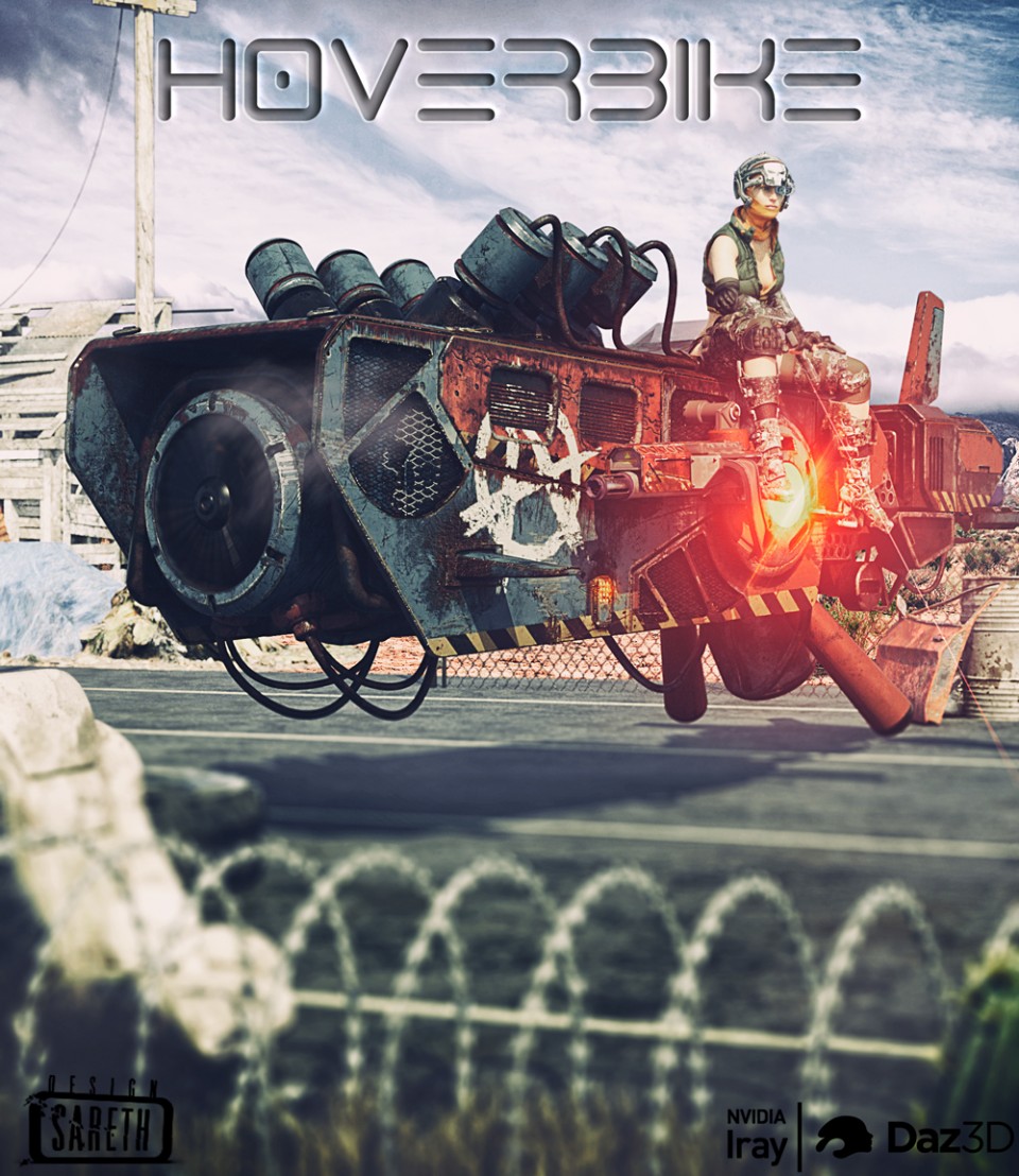 Hoverbike_DAZ3D下载站