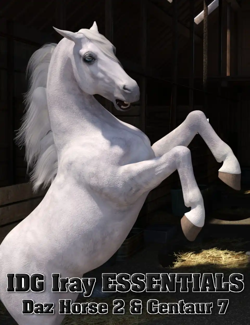 IDG Iray Essentials – Daz Horse 2 and Centaur 7_DAZ3D下载站