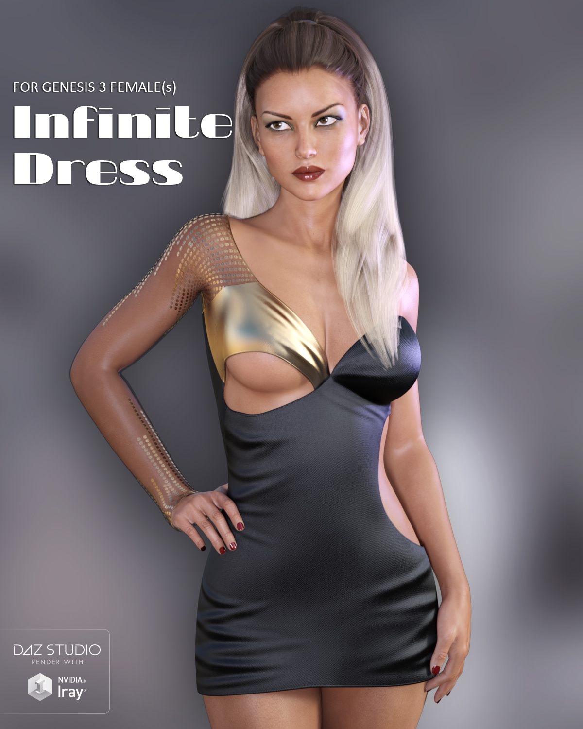 Infinite Dress for Genesis 3 Females_DAZ3DDL