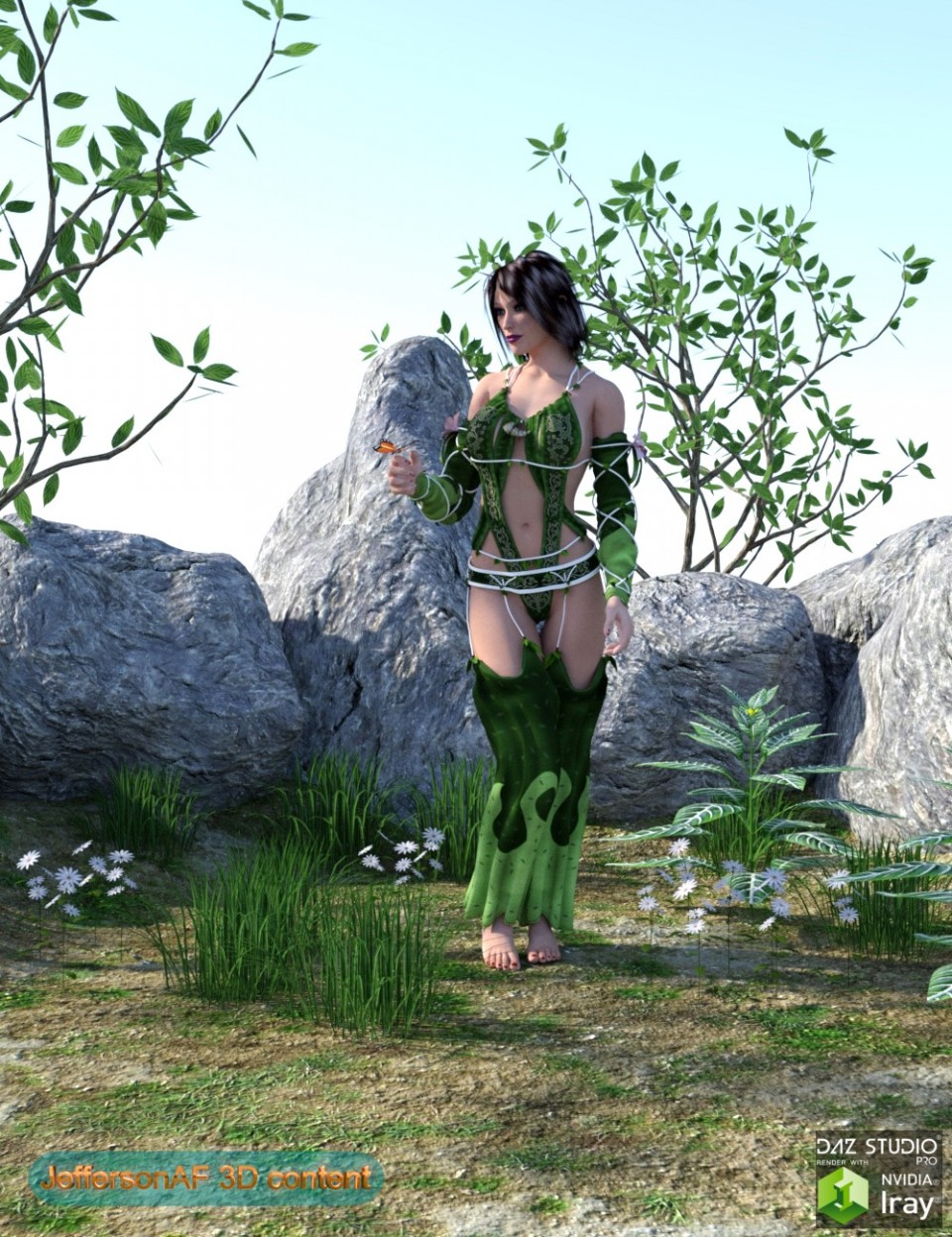 Iray Plants and Rocks Pack_DAZ3DDL