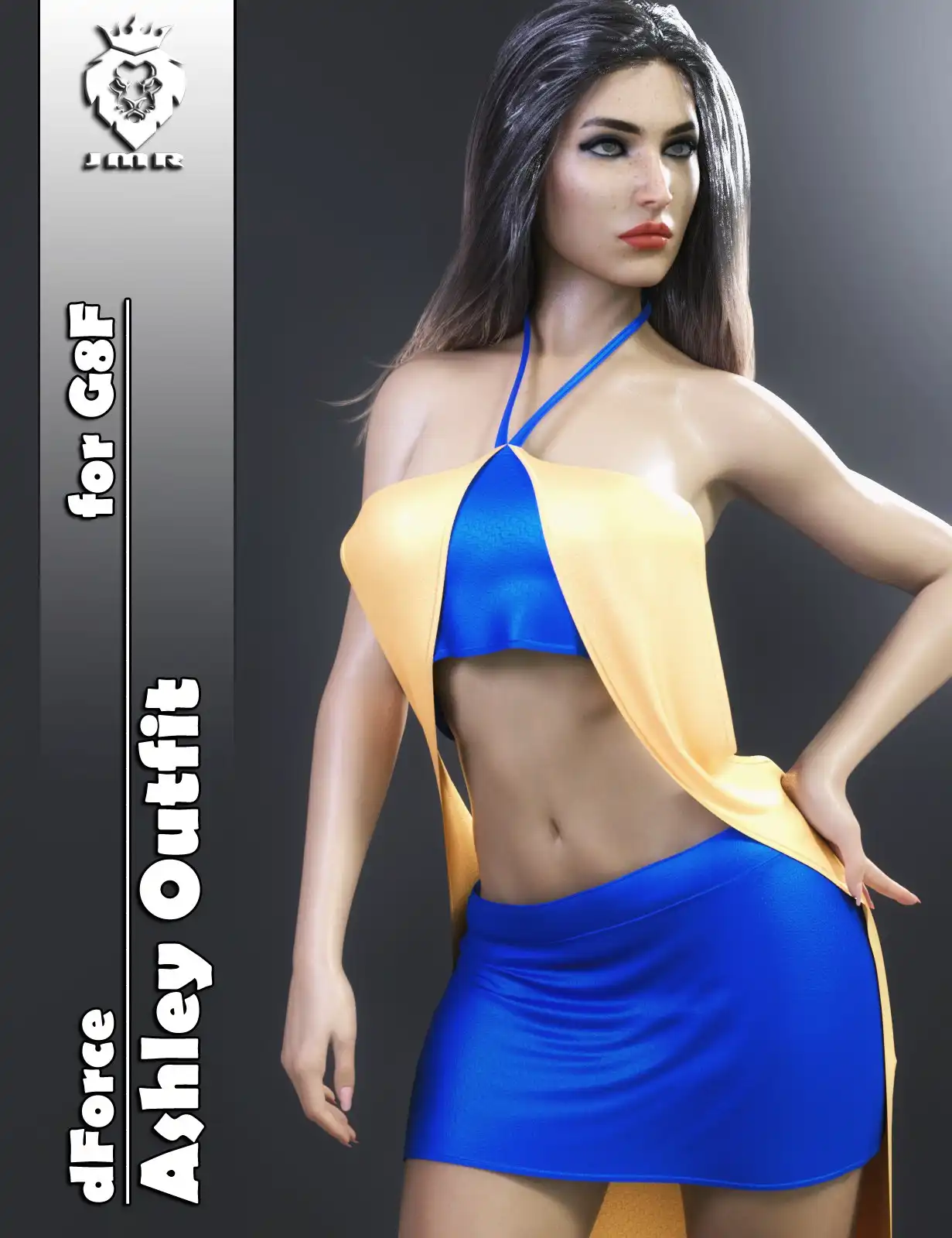 JMR dForce Ashley Outfit for G8F_DAZ3DDL