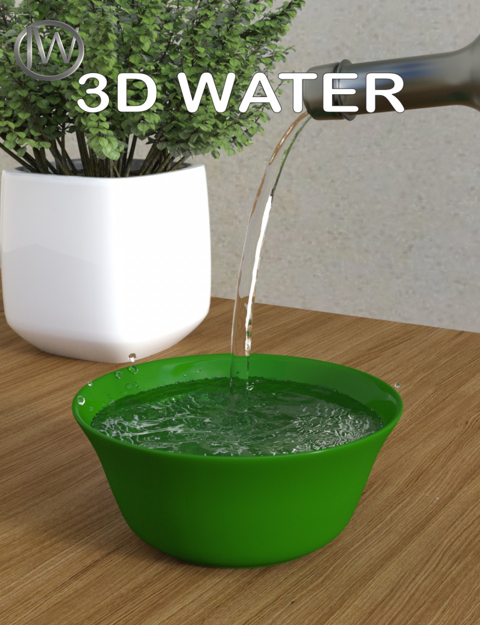 JW 3D Water Props_DAZ3D下载站