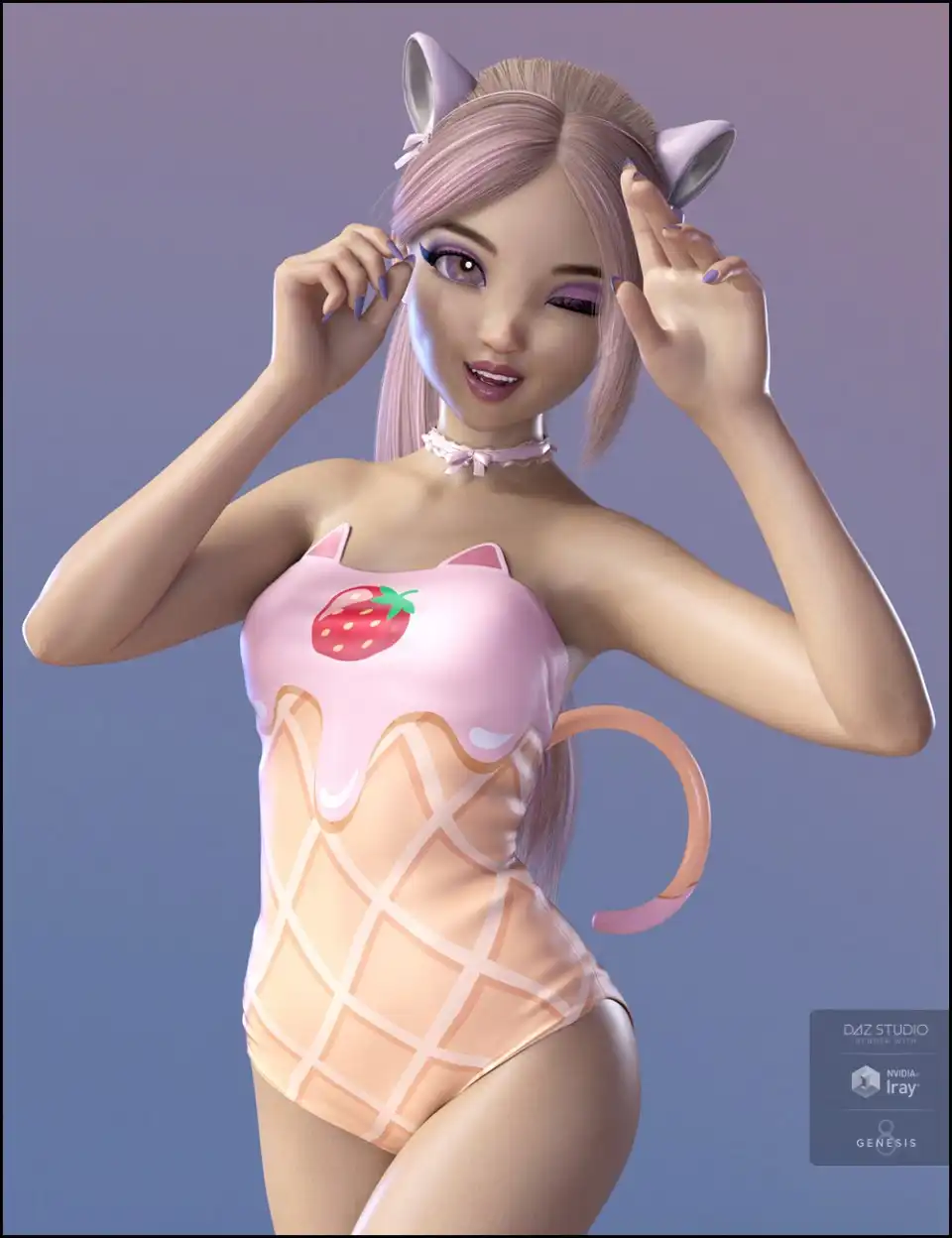 Jade for Posey and Petunia_DAZ3D下载站