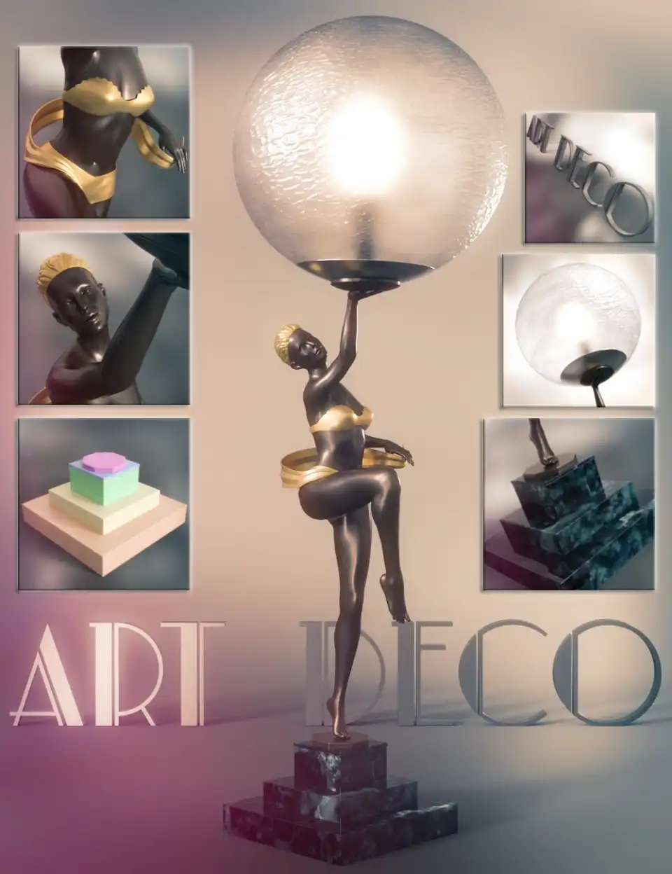 Jepe’s Art Deco Statuettes for Victoria 8_DAZ3D下载站