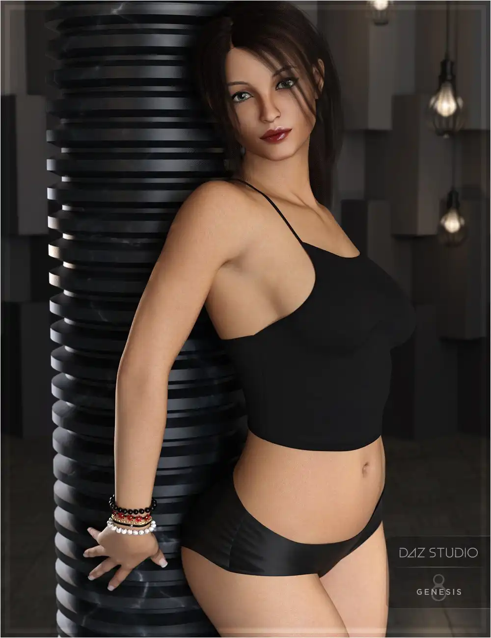 Khloey for Eva 8_DAZ3D下载站