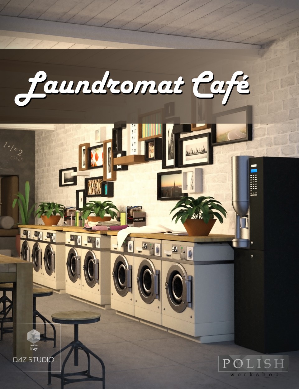 Laundromat Cafe_DAZ3D下载站