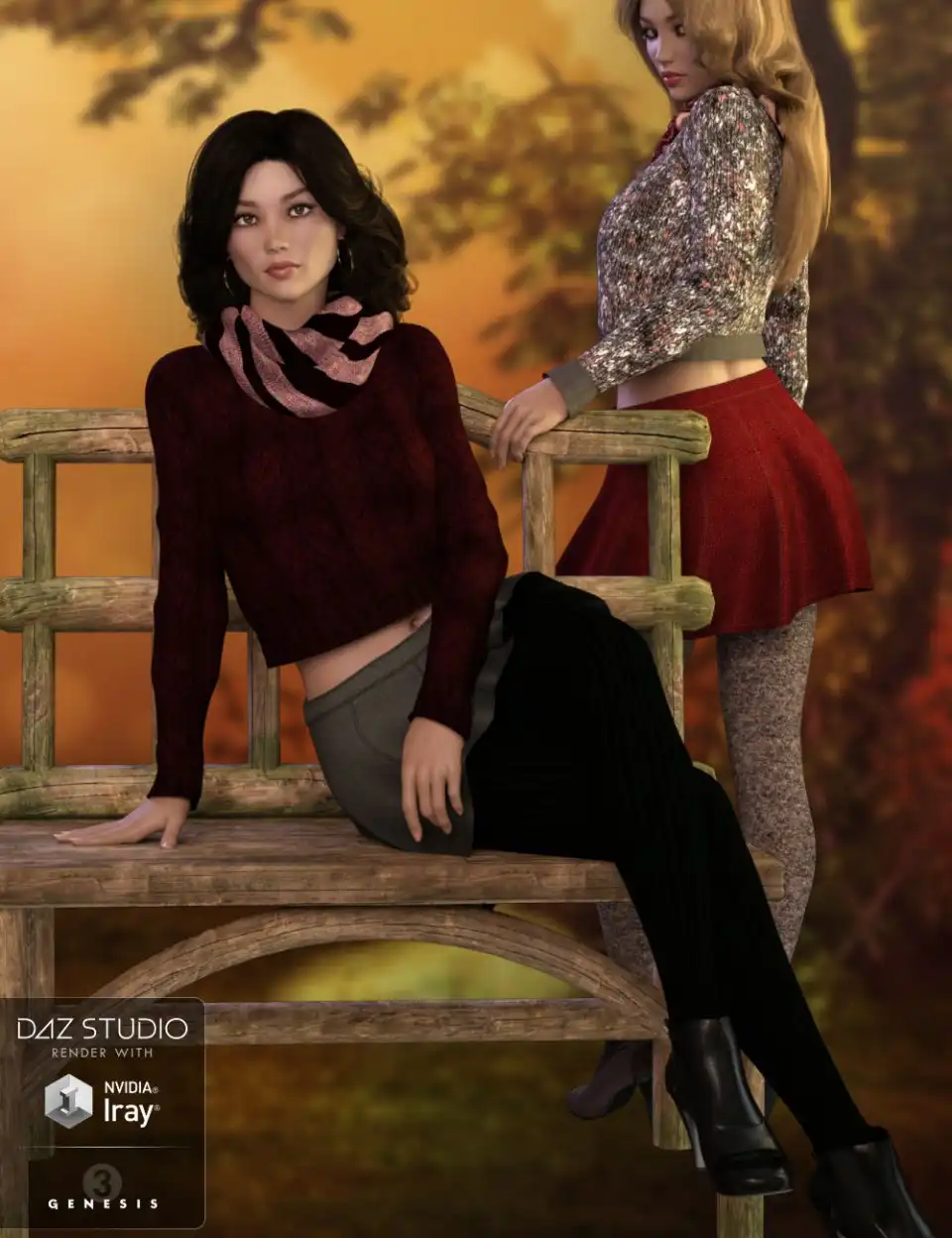 Lorilynn’s Style for Genesis 3 Female(s)_DAZ3D下载站