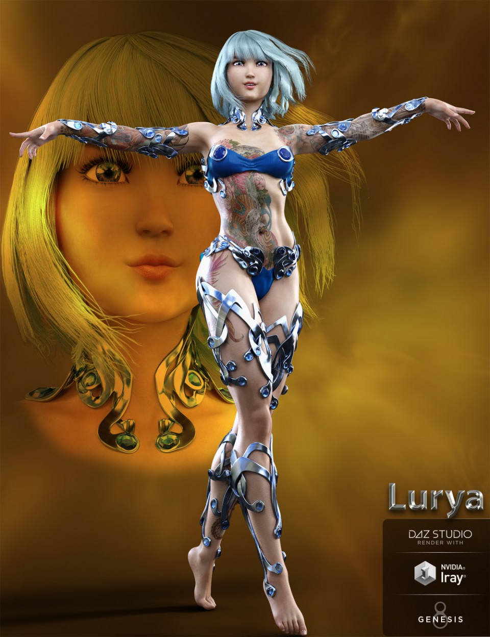 Lurya for Aiko 8_DAZ3D下载站