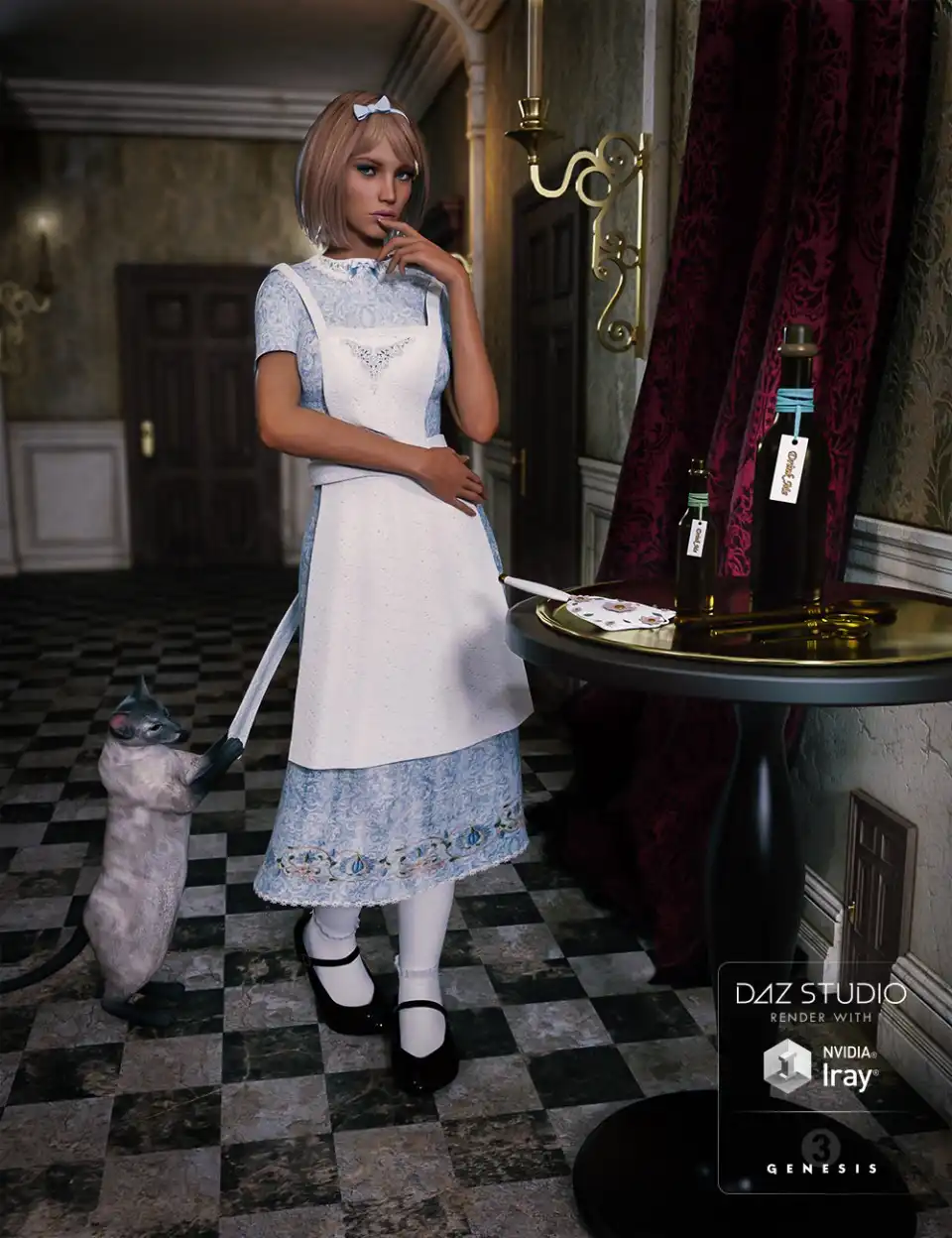 MFD Wonderland Expansion for Genesis 3 Female(s)_DAZ3D下载站