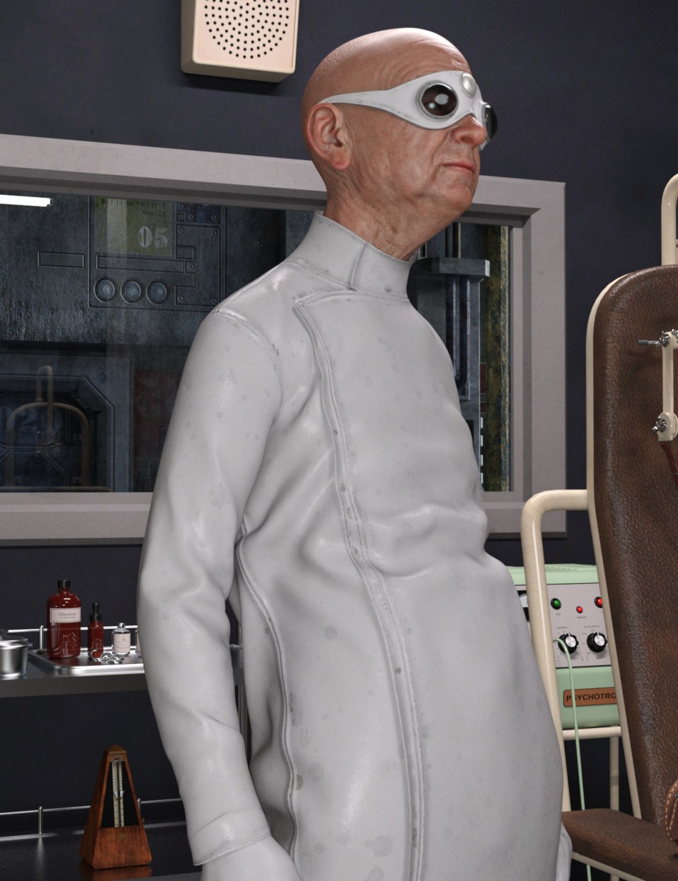 Mad Scientist Outfit for Genesis 8 Male(s)_DAZ3DDL