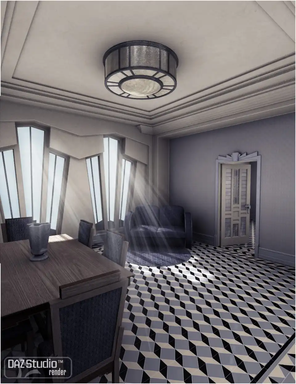 Maison Cubiste for Classic Deco: Eclectic 1_DAZ3DDL