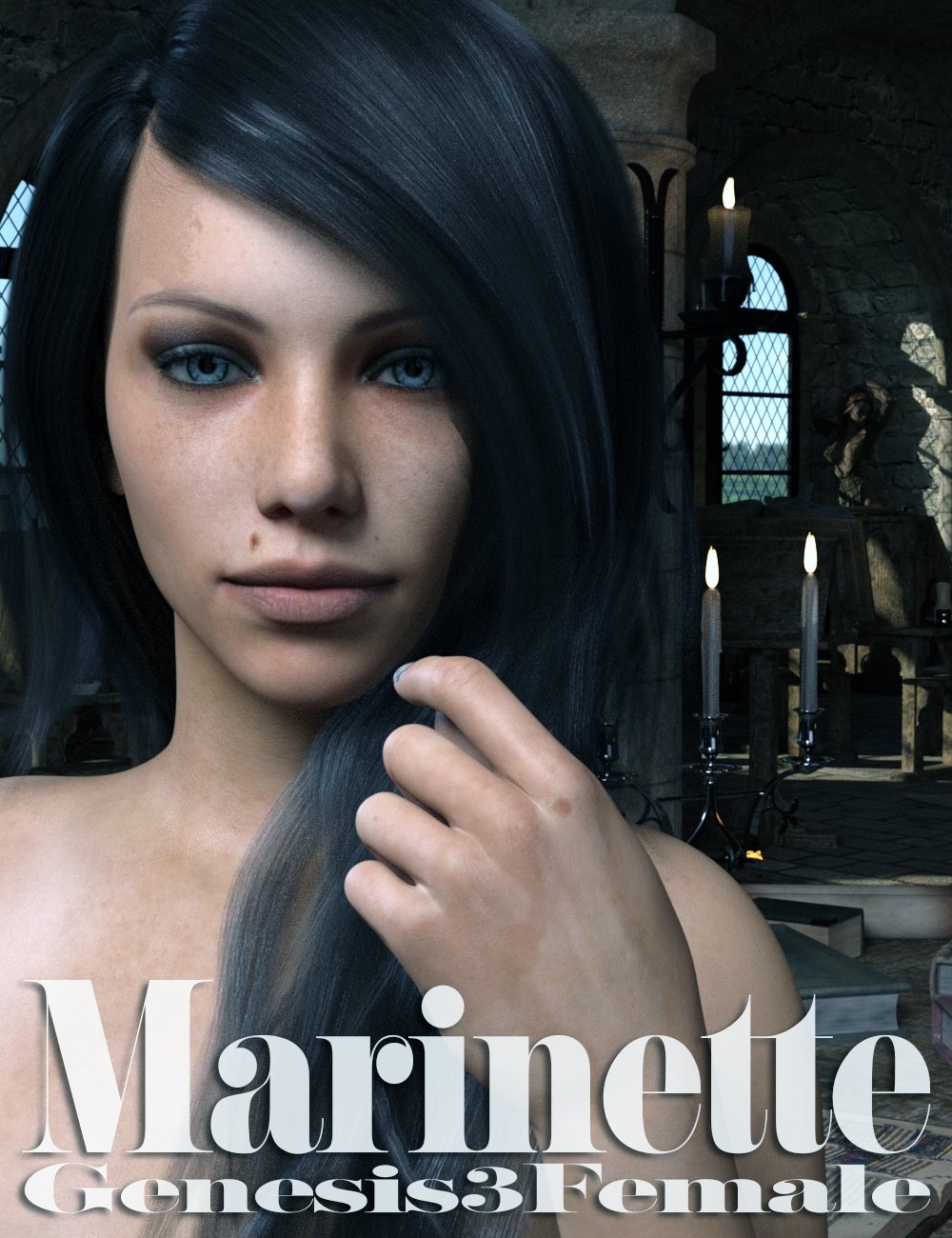 Marinette HD – Genesis 3 Female_DAZ3D下载站