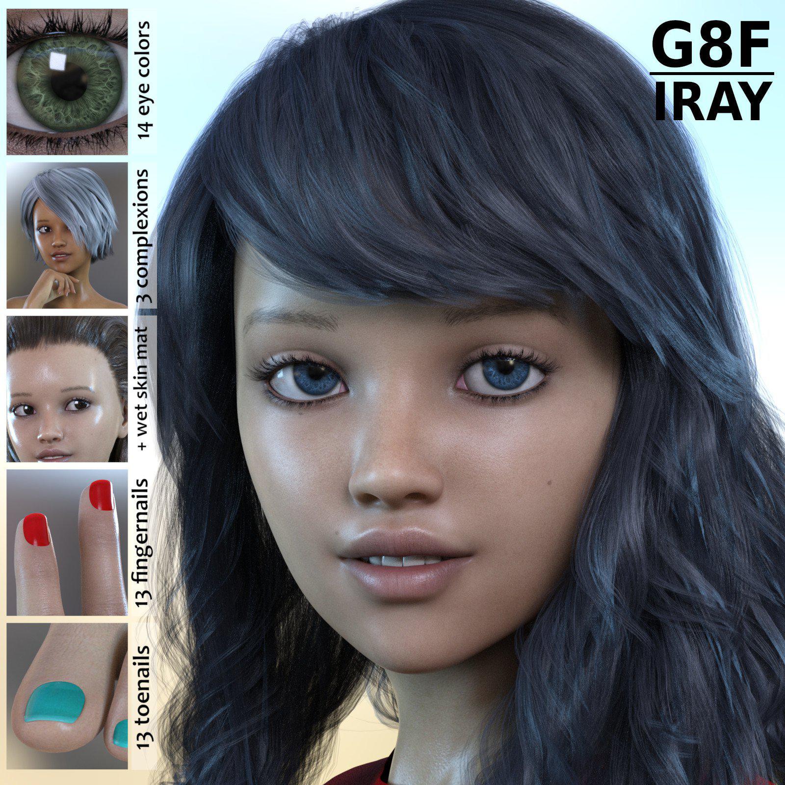 Maryam for Genesis 8 Female G8F_DAZ3D下载站